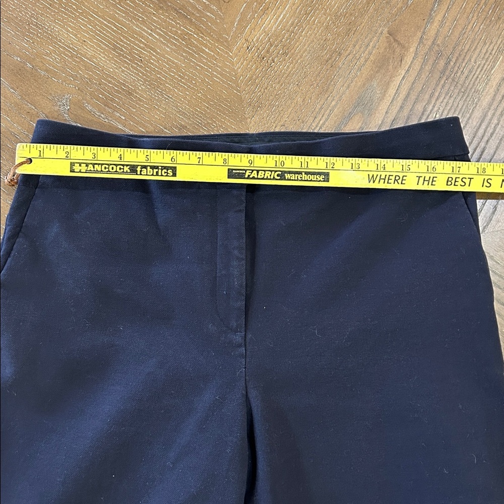 Ann Taylor Curvy Fit Cropped Navy Pants - Picture 8 of 8